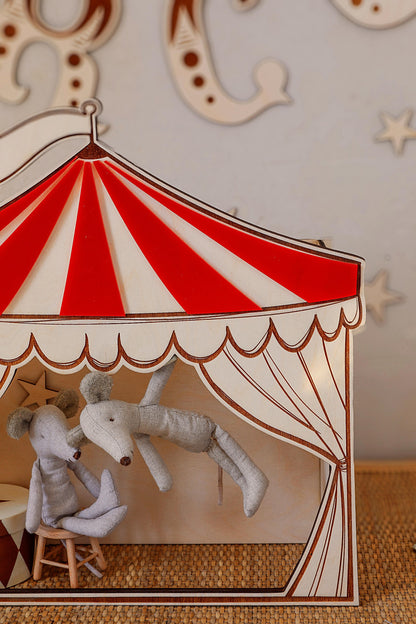 Circus Puppet Theater – Wooden Wall Decoration