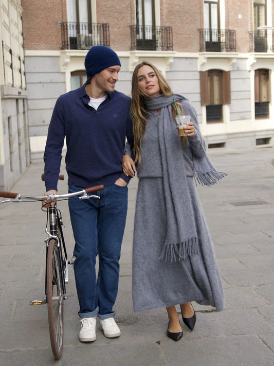 Madison hame harmaata harjattua kashmiria