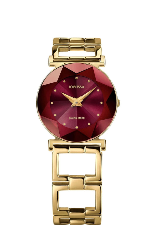 Viistehiottu sveitsiläinen naisten kello J5.852.M