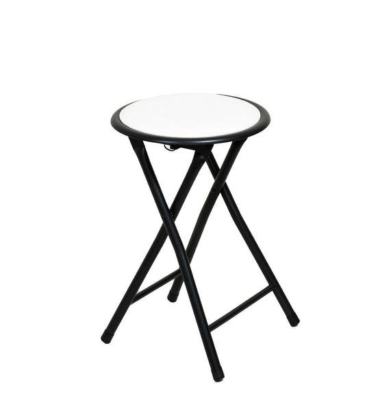 Taittojakkara valkoinen 30x30x45cm