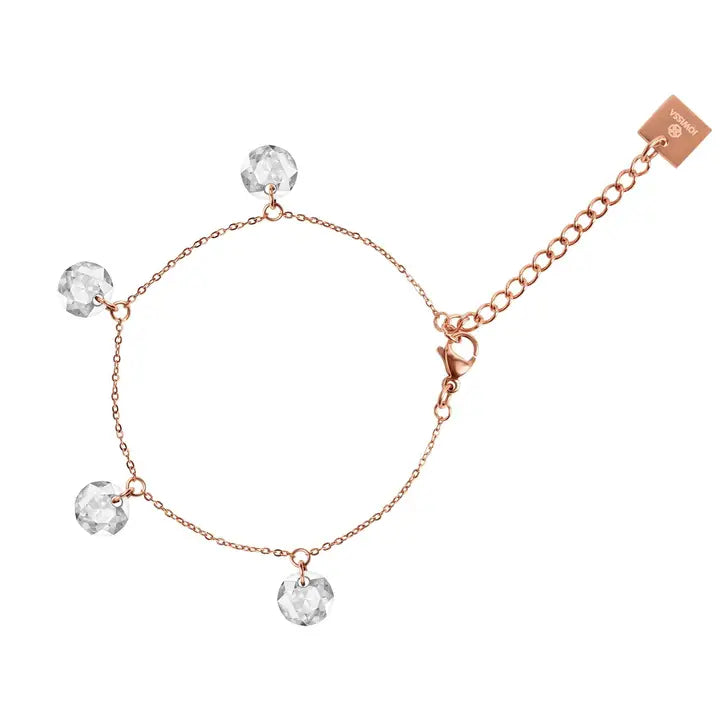 Briljanttihiottu riipusrannekorut