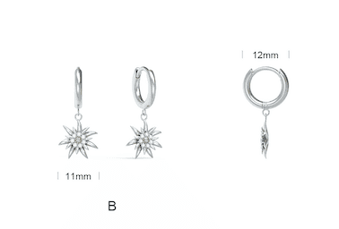 Edelweiss Earrings Js.0207.B