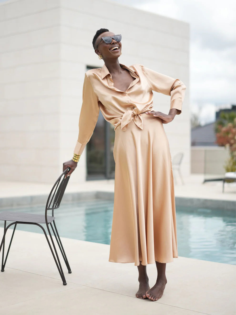 Victoria latte silkkihame