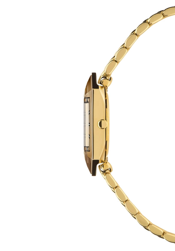 Viistehiottu smaragdikuvioinen sveitsiläinen naisten kello J8.056.S