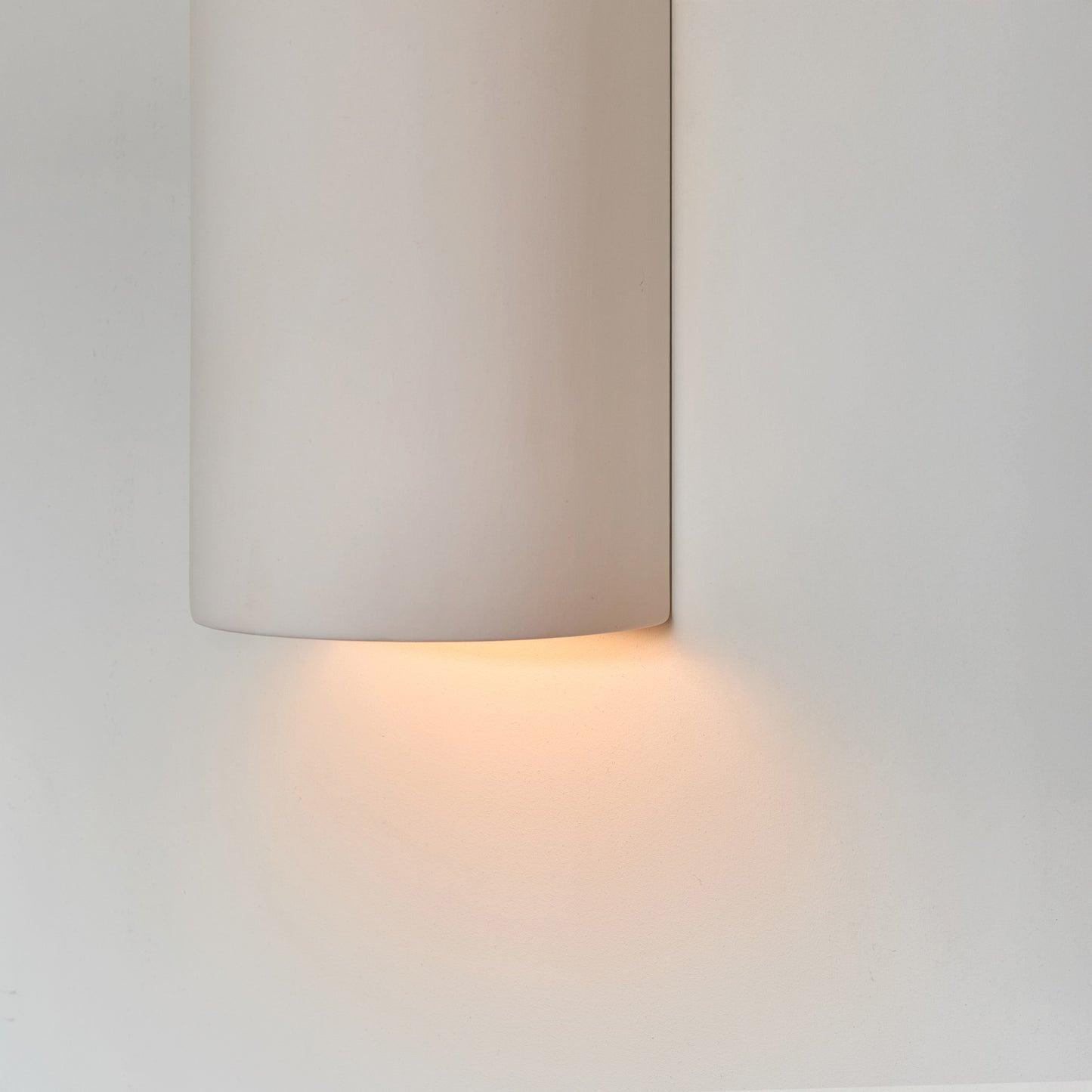 Ceramic wall light CURVE - Extra Matte White