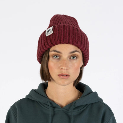 Little My Chunky Beanie - Burgundy
