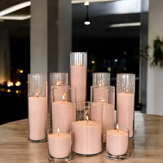 Vaaleanpunainen hajusteeton kynttilähiekka irtotavarana 1kg-25kg