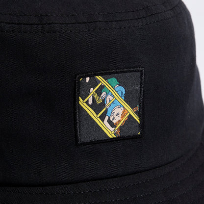 Pippi Longstocking Bucket Hat - Black