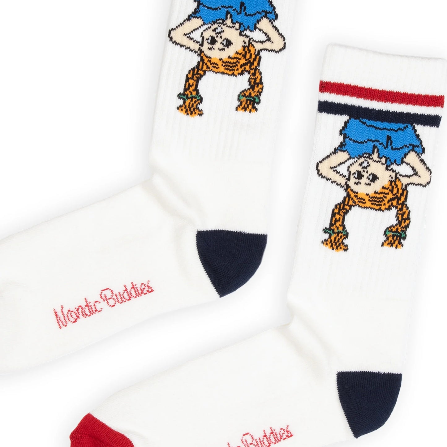 Pippi Upside Down Retro Socks For Men