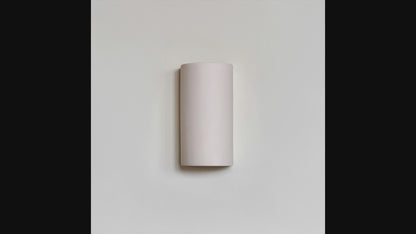 Keraaminen seinävalaisin CURVE - Extra mattavalkoinen