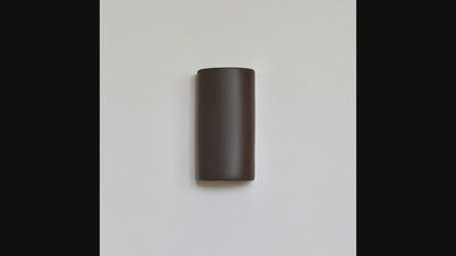 Keraaminen seinävalaisin CURVE - Ruskea