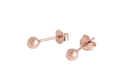 Sphere Earrings - Rose Gold and Silver