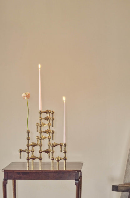 Nagel-kynttilänjalkasetti, 3 kpl, messinki