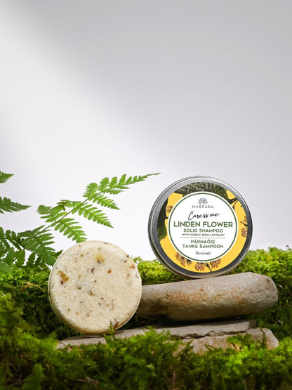 Kiinteä lehmuskukka Shampoo